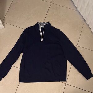 Bobby Jones Navy Zip-Up Sweater